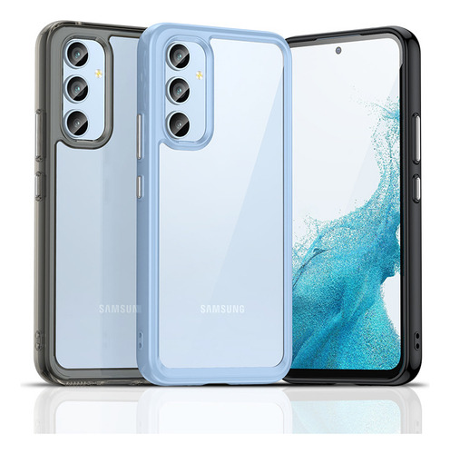 Funda Colorida De Tpu Para Teléfono Samsung Galaxy A06 A16 A36 A56 A55 A35 A25 A15 A05s A05 A14 A54 4g 5g, Funda A Prueba De Golpes