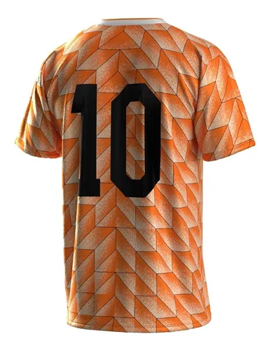 Camiseta holanda retro gullit hot sale