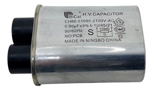 Capacitor Para Microondas 0,90 Uf 2100vac