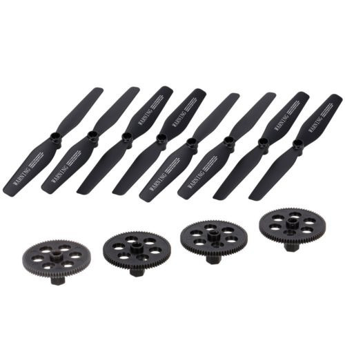 Engranaje De 4pcs + 8pcs Hélice Cw Ccw Durable Para Visuo Xs