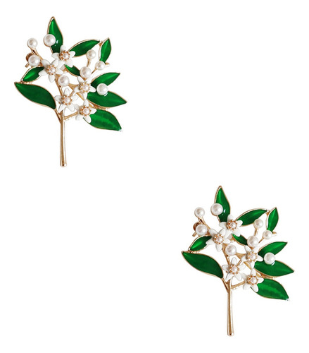 Pin De Gardenia Boutonniere Simple Miss, 2 Unidades