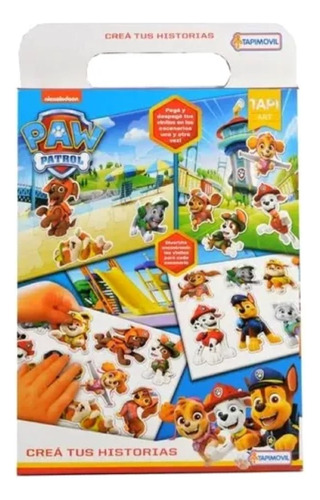 Paw Patrol Crea Tus Historias Con Stickers Y Escenarios  