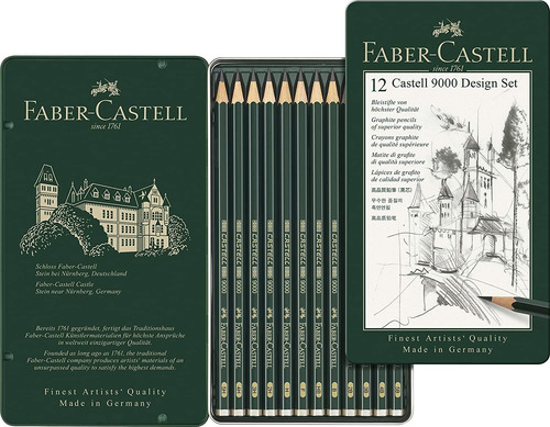 Faber Castell 9000 Lapiz De Diseño Fc  pack De 12