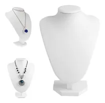 Comprar Exhibidor Busto Collares Cadenas Cuerina Grande 26.5c X 20cm
