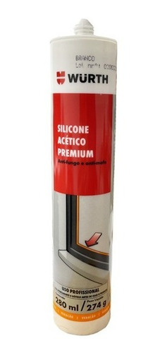 Silicona Acetica Premium Wurth