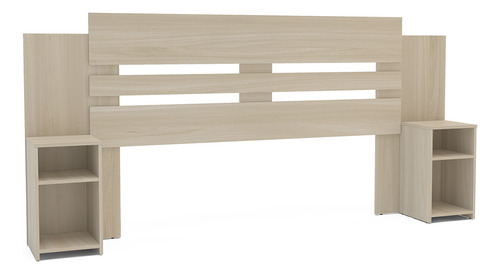 Mobi Cabecera Queen Con 2 Buros Integrados De Madera Verona