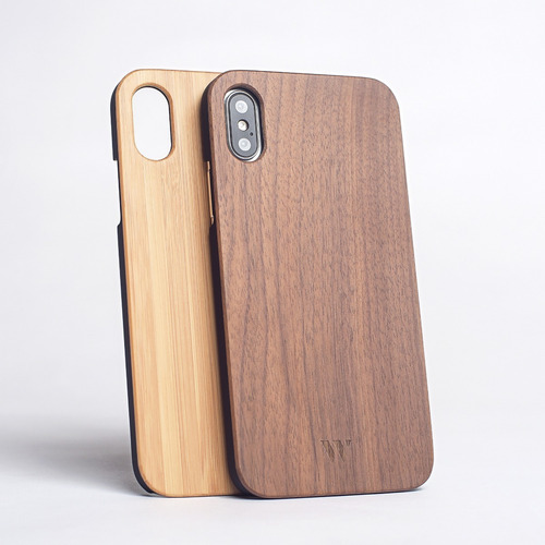 Funda Walden® Madera Real Bamboo iPhone X / Xs / Xr / Xs Max Apple Eco Classic Original