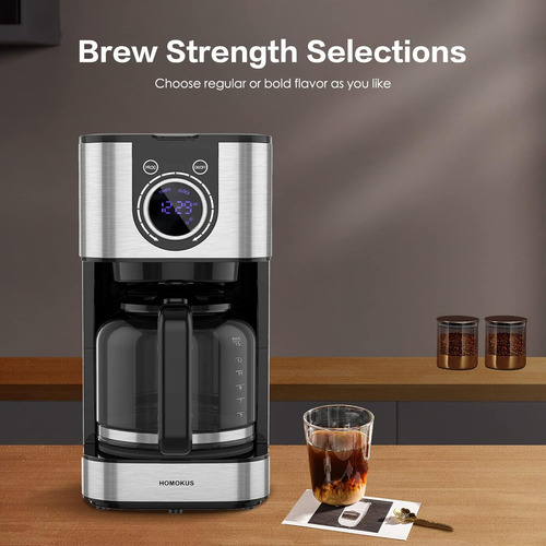 Cafetera De 10 Tazas Cafetera Programable Por Goteo...