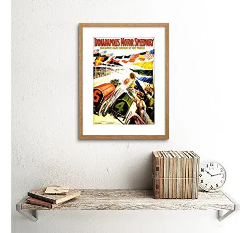 Sport Race Indianapolis Motor Speedway Car Flag Indy 50...