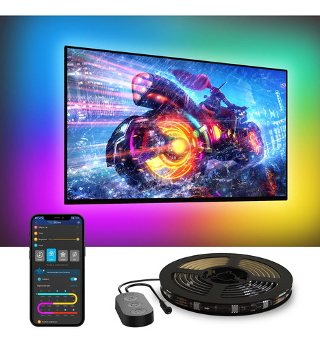 Retroiluminacin Led 3 Lite Para Pantallas Luz Rgbicw