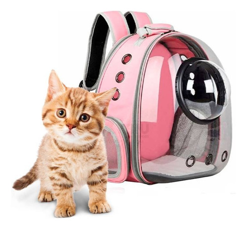 Mochila Transportadora Para Mascotas Capsula