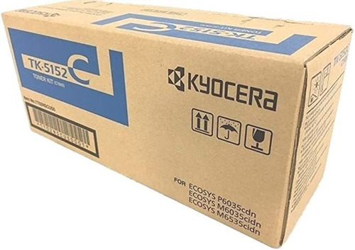 Kyocera 1t02nscus0 Modelo Tk-c Kit De Tóner Cian Para Usar.