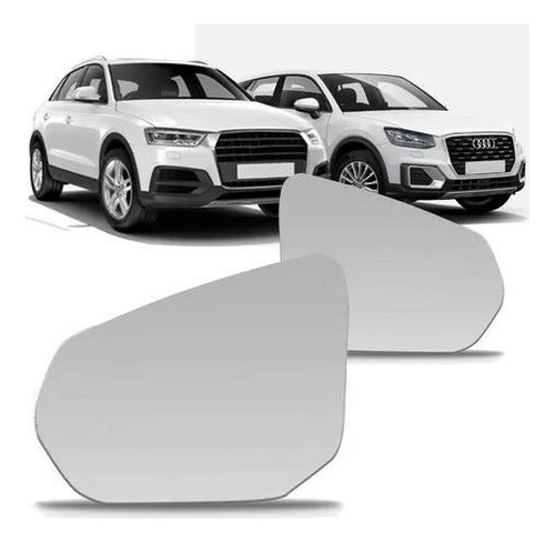 Lente Do Retrovisor Audi Q3 2016 Com Desembaçador