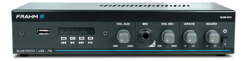 Amplificador Receiver Frahm 30 Rms Slim 800 G5 Bt Usb Sd 110/220v
