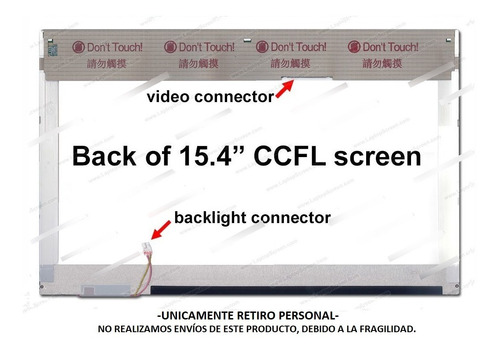 Pantalla 15.4  30 Pines Lp154w01(tl)(d1)
