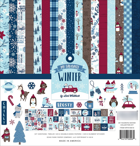 Park Paper Company Mfw193016 Mi Kit Coleccion Invierno Papel