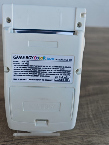 Gameboy Color - Ips Tft2.2 Kirby Branco (Usado)