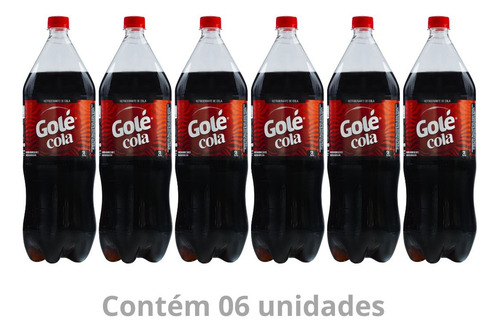 Refrigerante Golé Cola Pacote Com 06 Unidades De 2 Litros