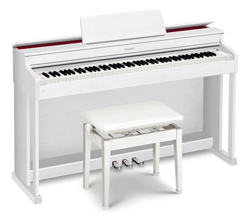 Piano Digital Casio Celviano Ap-470 We Branco Ap 470we
