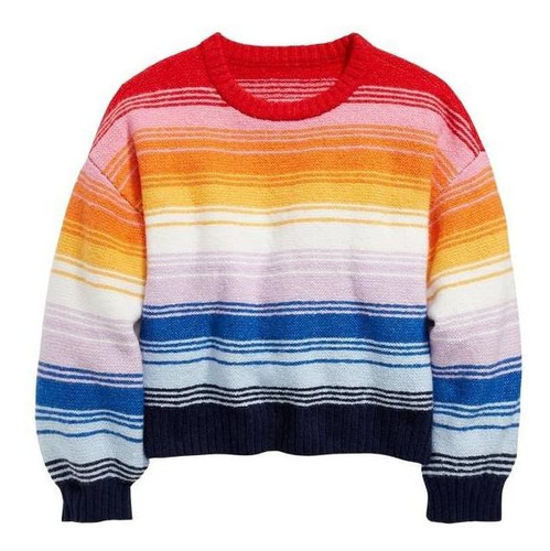 Chaleco Niña Old Navy Rayas Multicolor