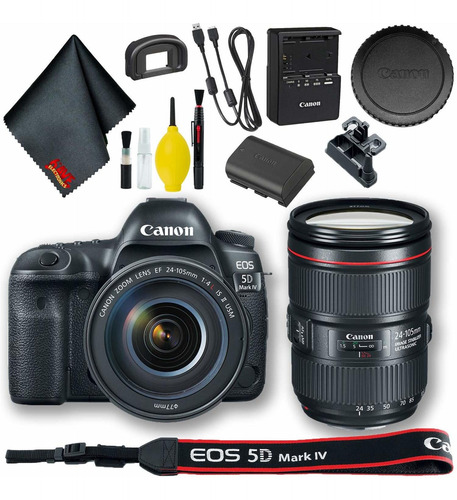 Canon Eo Mark Iv Dslr Camara Lente In Ii Modelo Base Bundle