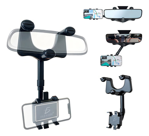 Soporte Universal De Celular Para Coche Espejo Retrovisor