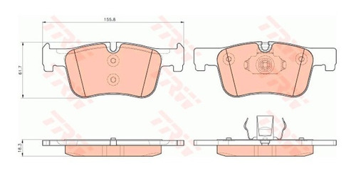 Pastilhas De Freio Diant. Bmw 320i 2011-2019 (f30)