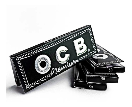 Caja Papel De Fumar Cueros Ocb Premium #9 (1 1/4) 50 Hojas 