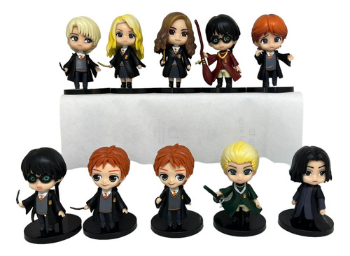 Set X6 Muñecos Personajes Harry Potter 