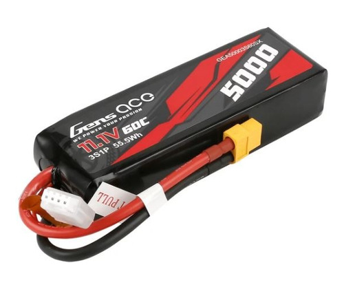 Batería Lipo 3s 11,1v 5000mah Tattu Gens Ace 60c Xt60 Plug