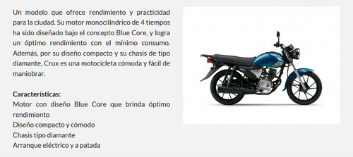 Moto Yamaha Crux 110 Cc - Yamaha Colonia
