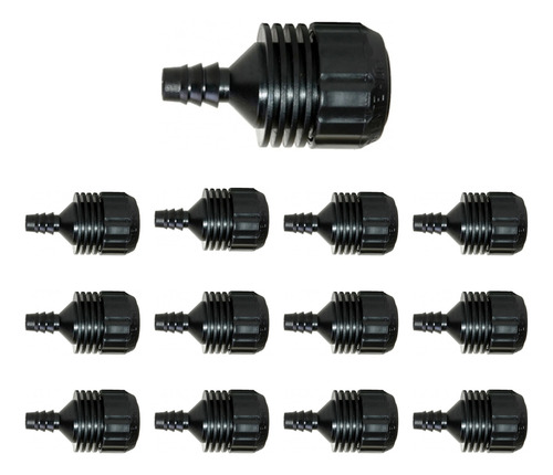 Kit 5 União De Transição 1/2 Com Ranhura Mangueira Santeno