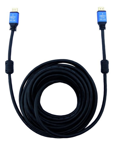 Cable Hdmi De 10 Metros Con Doble Filtro 4k, 2.0