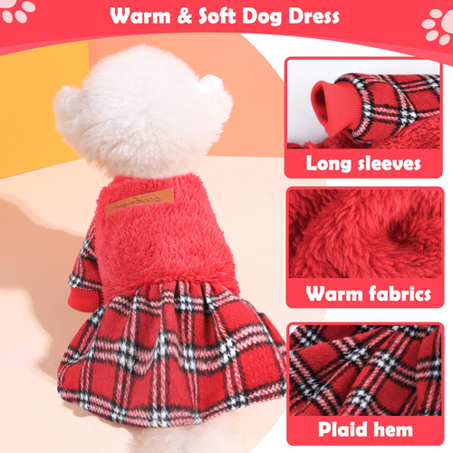 Trajes De Navidad Para Perros Vestidos De Navidad Para Rojos