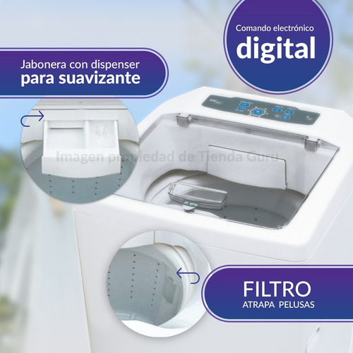 Lavarropas Drean Automático Carga Superior 5kg Concept 5.05