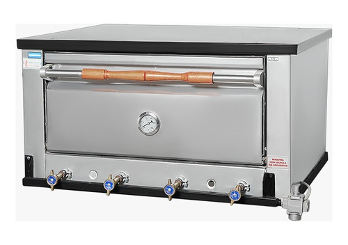 Horno Pastelero Pizzero 12 Moldes Linea Pesada Acero Inox. C