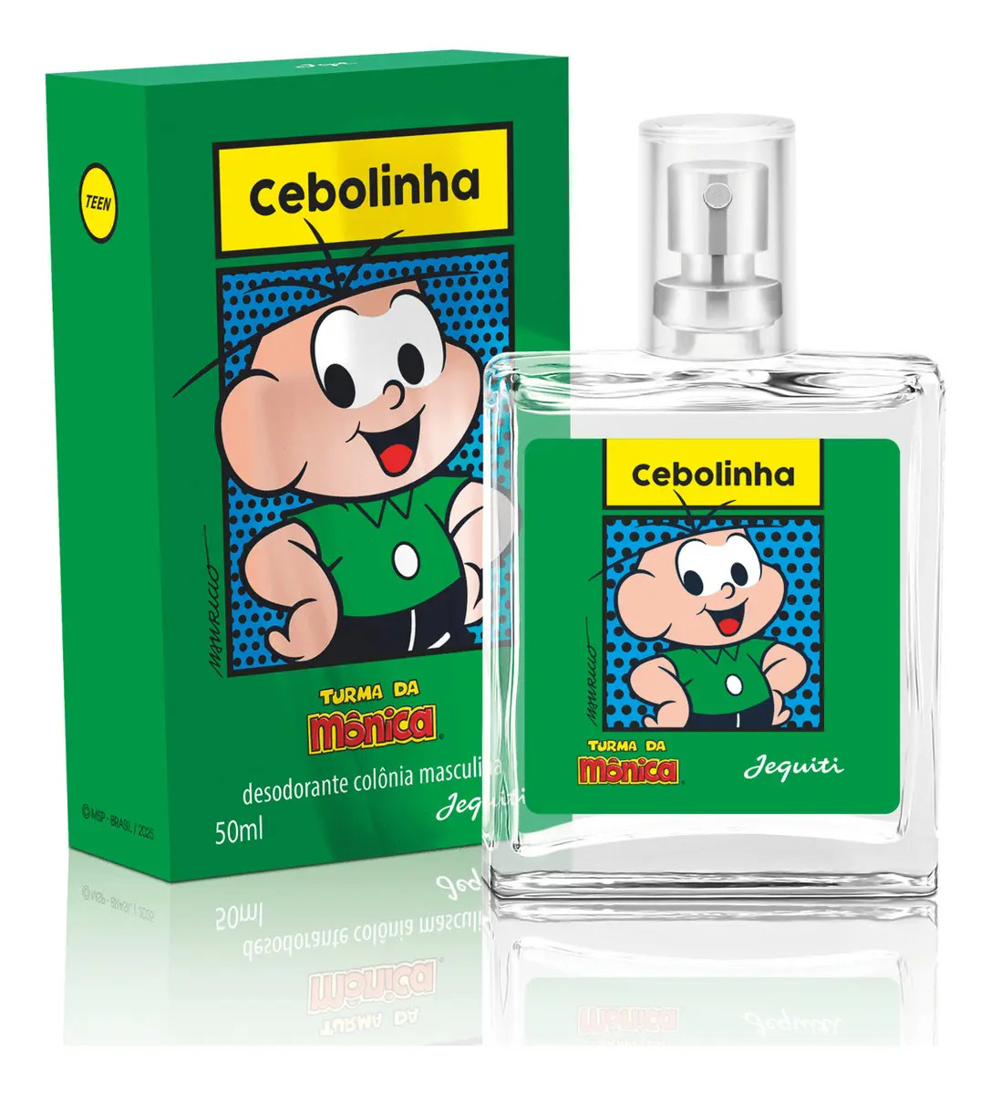 Jequiti Perfume Cebolinha Deo Colônia 50ml Embalagem Vidro Turma Da