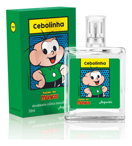 Perfume Cebolinha Deo Colônia Jequiti 50ml - Embalagem Vidro Turma Da Mônica