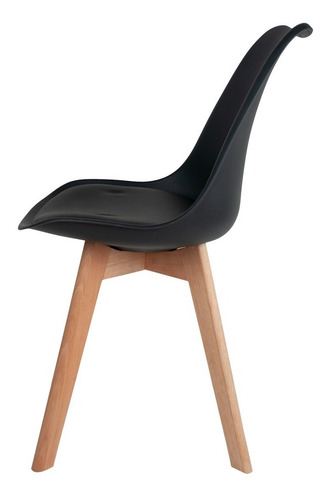 Imagem 3 de 4 de Cadeira Saarinen Base Wood - Emporio Tiffany - Ariluminacao