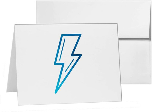 Thunderbolt Bolt Lightning - Paquete De Invitación Para Tarj