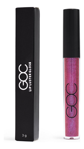 Goc, Brillo Para Labios, Lip Luster, Textura Suave, Hidrata Acabado Brillante Color Tono 06