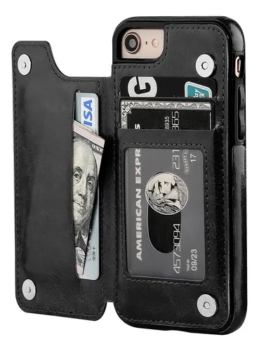 Funda Cartera Para iPhone SE(2022) iPhone SE(2020) iPhone -4