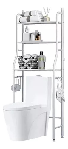 Estante Organizador De Baño Mueble 3 Niveles Almacenamiento