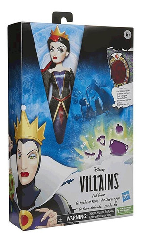 Disney Branca De Neve Boneca Vilã Rainha Má Com Acessórios