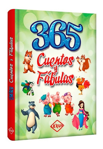 Libro 365 Cuentos Y Fábulas Tapa Dura Lexus Original