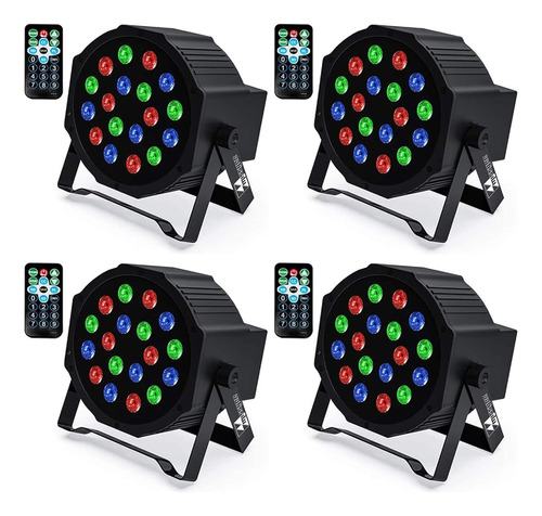 Uplights 18 Rgb Led Uplights, Missyee Sound Activated Dmx Up