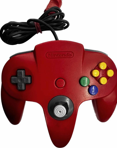 Control Nintendo 64 N64 Original Rojo Original Garantizado (Reacondicionado)