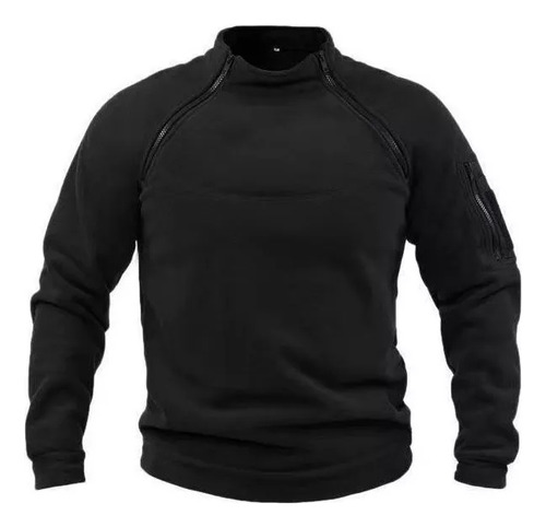 Suéter Táctico De Forro Polar Cálido Para Hombre De Otoño/in