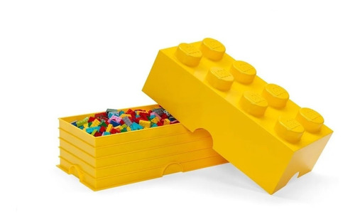 Lego Bloque Apilable Contenedor Storage Brick 8 Yellow