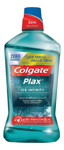 Enxaguante Bucal Colgate Plax Ice Infinity 1l